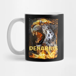 Flaming Cheetah Mug